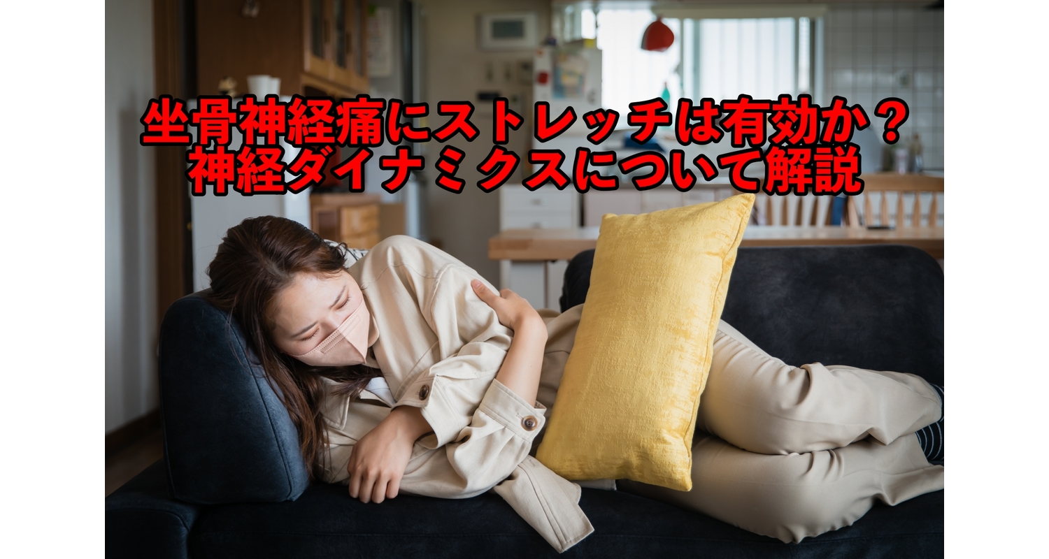 横浜市中区元町にある整体/整骨院壱番館が坐骨神経痛とストレッチの有効性について解説している