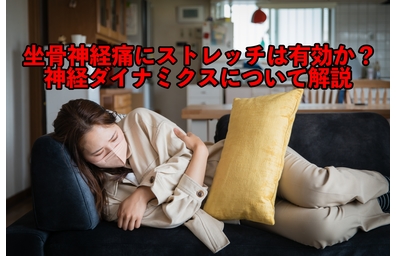 横浜市中区元町にある整体/整骨院壱番館が坐骨神経痛とストレッチの有効性について解説している