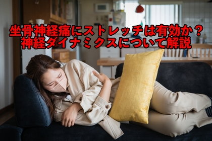 横浜市中区元町にある整体/整骨院壱番館が坐骨神経痛とストレッチの有効性について解説している